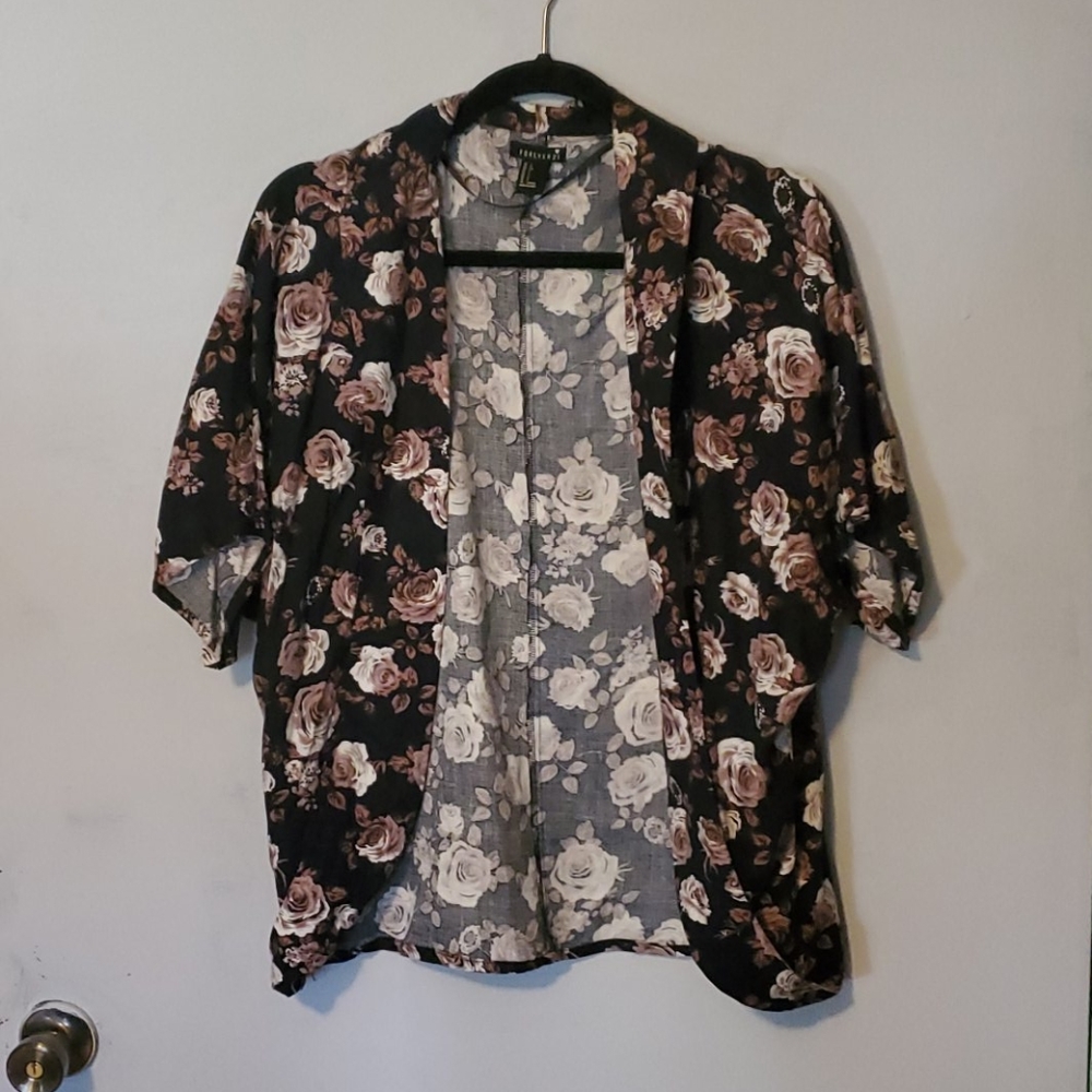 Floral cardigan